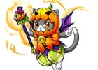 iOS「コンボキャット」ハロウィン限定のイベントステージが登場！カボチャ姿の激レアペットを手に入れよう