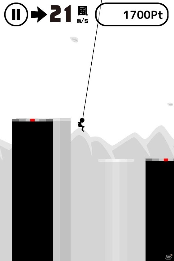 ブランコジャンプで着地を競う！iOS/Android「ブランコ跳び」が配信開始の画像4