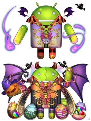 iOS/Android「モンスターエッグアイランド」Google Playのマスコットキャラクター・アンドロイドくん登場！ハロウィン コラボイベントが開催の画像2