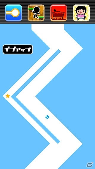 壁に当たらないように進んでいくスリリングなカジュアルゲーム「スレスレくん」がiOS/Android向けに配信の画像3
