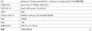 iiyama PC、次世代高速ハイエンドGPU「GeForce GTX 970」搭載のゲームパソコン4機種を発売の画像4