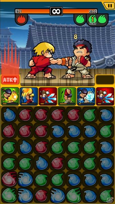 iOS/Android「ストリートファイター パズルスピリッツ」“スピリット”をタップして楽しむパズルの遊び方とは？描き下ろしスキルイラストも紹介の画像5