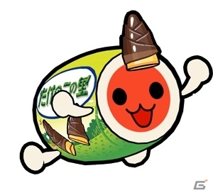 3DS「太鼓の達人 どんとかつの時空大冒険」明治コラボ！きのこの山/たけのこの里/カール衣装のオリジナルきせかえが登場の画像4