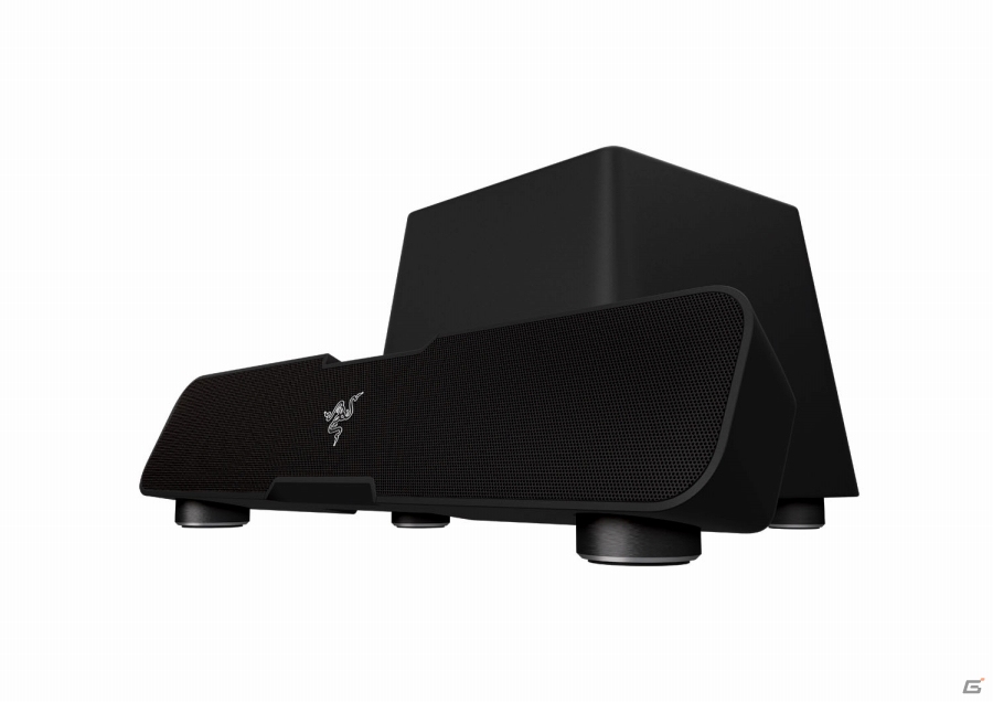 Razer、5.1バーチャルサラウンド＆高性能ワイヤレスストリーミングに対応したゲーミング・ミュージックサウンドバー「Leviathan」を発表の画像1