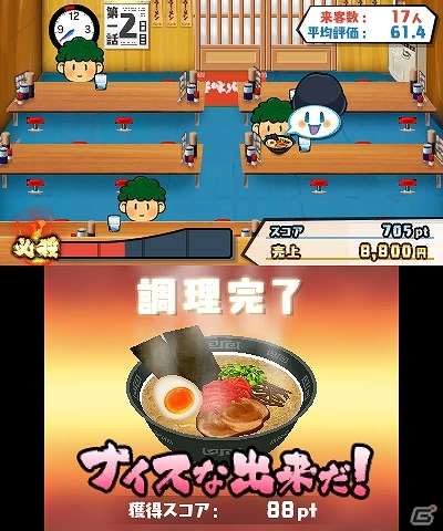 目指せ凄腕ラーメン職人！3DS「@SIMPLE DL シリーズ Vol.33 THE 熱血!炎のラーメン屋」が配信開始の画像8