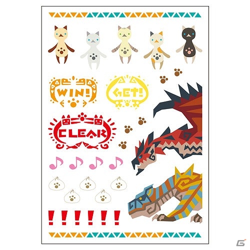 いろいろなアイテムをモンハンでデコろう！「モンスターハンター4G」のデコレーションシールが11月6日より発売の画像3