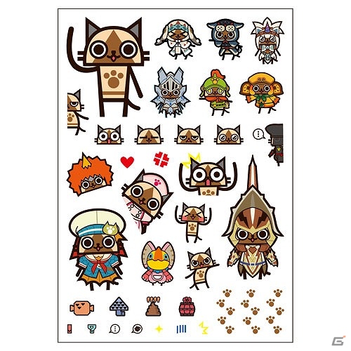 いろいろなアイテムをモンハンでデコろう！「モンスターハンター4G」のデコレーションシールが11月6日より発売の画像4