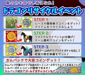 Yahoo! Mobage「ダービー×ダービー」新イベント「ドラゴンリサイクルイベント」開催の画像2