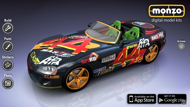 創造を形にするバーチャル・プラモデルビルダーが登場！iOS/Android「MONZO」が配信開始の画像1