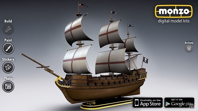 創造を形にするバーチャル・プラモデルビルダーが登場！iOS/Android「MONZO」が配信開始の画像2