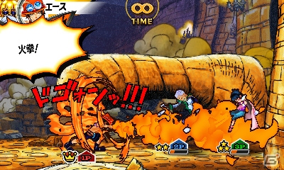 3DS「ワンピース 超グランドバトル！X」にはドレスローザ編のキャラクターも登場―夢の3兄弟合体必殺技も実現！の画像13