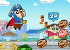 iOS/Android「クレヨンしんちゃん 嵐を呼ぶ 炎のカスカベランナー!!」ともだちと一緒に遊べる通信プレイが搭載！新機能「カスカベバーゲン」も