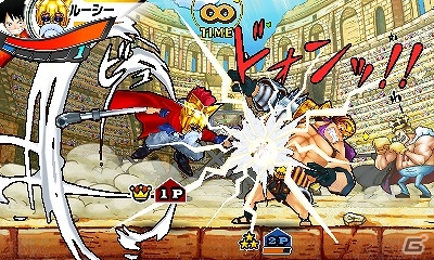 仲間とライバルと爽快な対戦アクションを遊びつくそう！3DS「ワンピース 超グランドバトル！X」が本日発売！の画像4