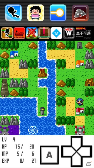 マップは1画面のみ。手軽に遊べるiOS/Android向けRPG「全米が泣いた忙しい人のためのRPG」が配信の画像2