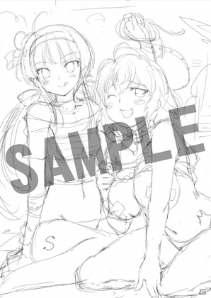 PS4/PS Vita「閃乱カグラ ESTIVAL VERSUS -少女達の選択-」全11店舗分の購入特典描き下ろしイラストラフが公開！の画像2