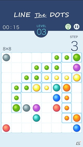 iOS/Android「Line The Dots」が配信―同じ色のDotsを繋げていくパズルゲームの画像5
