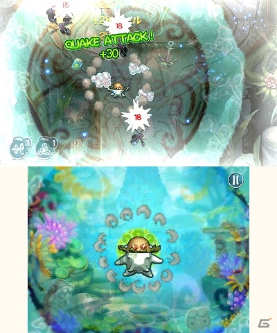 足をぎゅ～っとひっぱり、離して、ぶつけちゃおう！3DS「SQUIDS‐ひっぱりイカの大冒険‐」が11月26日に配信の画像7