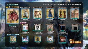 PS3「ソウルキャリバー ロストソーズ」第3回協力型ランキングイベントが開催！宝箱には「お祭り」シリーズが登場の画像6