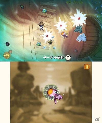 ターン制おはじき風戦略バトル―3DS「SQUIDS‐ひっぱりイカの大冒険‐」が配信の画像4