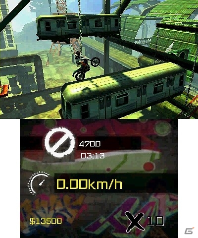 本格的なバイクトライアルに挑め！3DS「アーバントライアル：フリースタイル」体験版が配信の画像4
