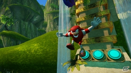 Wii U/3DS「ソニックトゥーン」キャラクター＆アクション紹介第3回「ナックルズ」を紹介―力自慢のパワフルアクションに注目！の画像1