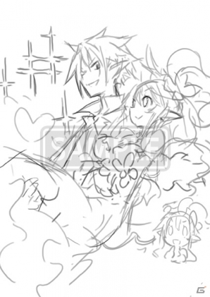 PS4「魔界戦記ディスガイア5」店舗特典第1弾のラフ含む描き下ろしイラストが公開の画像4