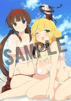 PS4/PS Vita「閃乱カグラ ESTIVAL VERSUS -少女達の選択-」店舗別購入特典の描き下ろしイラスト完成版が公開！公式サイトのキャラクター紹介ページもチェックの画像2