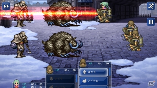 Android「ファイナルファンタジーVI」がAmazonアプリストアにて配信開始―リファインされたドット絵＆快適な操作性で生まれ変わるFFVIの画像4