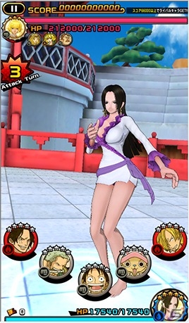iOS/Android「ONE PIECE DANCE BATTLE」ガールズコレクションに「verハンコック」が登場！ダンスホールのランキング入賞で「チョッパーマン」をゲットの画像2