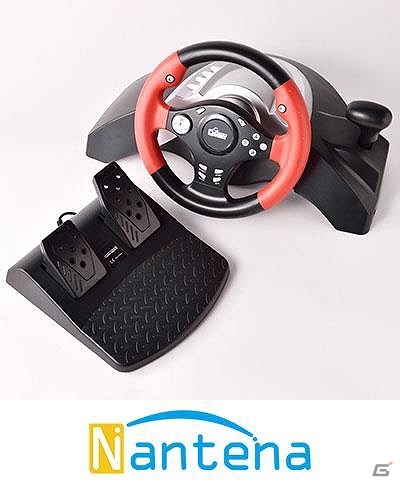 レースさながらの臨場感！ステアリングとペダルがセットになった「レーシングコントローラー」が発売の画像1