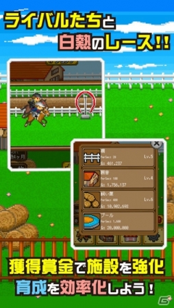 名馬を育ててレースで勝負！iOS/Android「ポケットダービー～最強名馬を育てよう！～」が配信の画像2