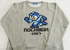 8ビットの「ロックマン」をあしらったオリジナルトレーナーが12月17日よりファッションセンターしまむらで発売