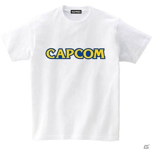 「CAPCOM」のロゴがデザインされたシンプルなTシャツ「CAPCOM Tシャツ（WHITE／BLACK）」12月18日に発売の画像1