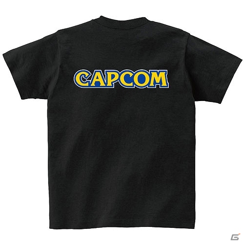 「CAPCOM」のロゴがデザインされたシンプルなTシャツ「CAPCOM Tシャツ（WHITE／BLACK）」12月18日に発売の画像4