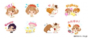 iOS「ぼくのレストラン3」ミオやジョニーたちがLINEスタンプになって登場！の画像2