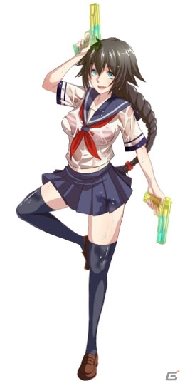 美少女たちが水鉄砲を撃ちまくる！dゲーム「セーラー服と水鉄砲」が配信―元日より「新春福袋」キャンペーンも開催決定の画像6