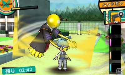 3DS「暗殺教室 殺せんせー大包囲網!!」武器や罠を駆使して戦う“コミカルアサシンアクション”の遊び方を紹介！の画像11