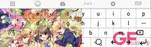 Android版「Simeji」のきせかえギャラリーに「ガールフレンド（仮）」が追加の画像2