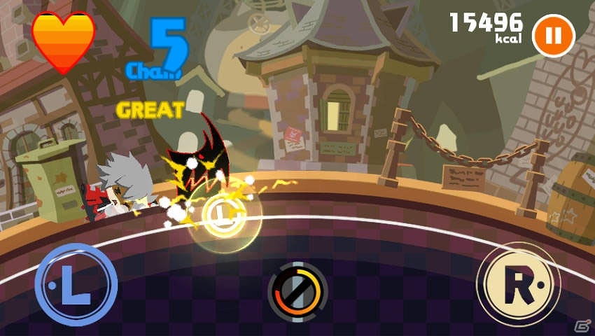 ラグナの必殺技”デッドスパイク”がリズムゲームで登場！Android版「イートビート デッドスパイクさん」が配信の画像4