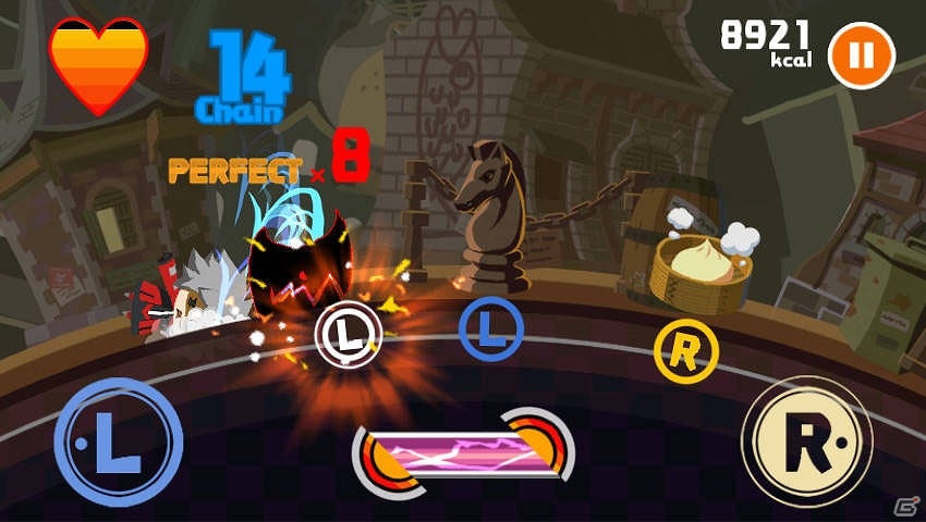 ラグナの必殺技”デッドスパイク”がリズムゲームで登場！Android版「イートビート デッドスパイクさん」が配信の画像7