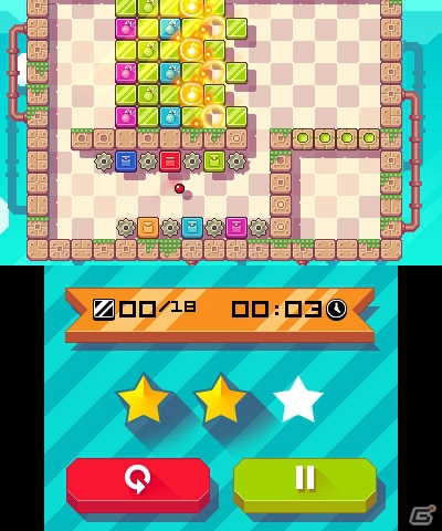 この弾み、もう止まらない！3DS「ハネカエリーノ」が配信―トリッキーなステージが特徴の新感覚ブロックくずしゲームの画像6