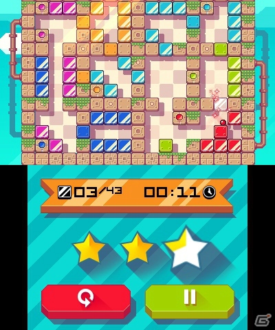 この弾み、もう止まらない！3DS「ハネカエリーノ」が配信―トリッキーなステージが特徴の新感覚ブロックくずしゲームの画像7