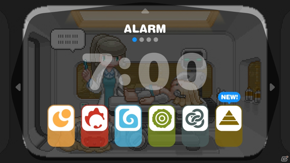 iOS「dreeps」が1月21日より配信―プレイヤーと主人公が同じ睡眠時間を取るアラーム型RPGの画像4