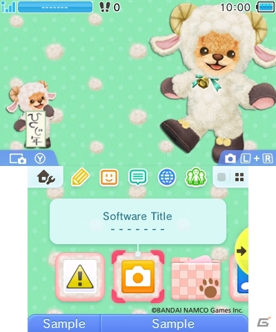 3DS用テーマに「クマ・トモ」デザイン3種が登場―「ヒツジの着ぐるみ」「おかえりなさいボイス」「バレンタイン」がモチーフにの画像1