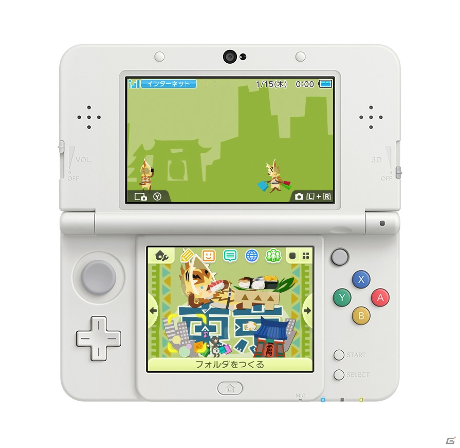 3DS「モンスターハンター4G」モンスターハンターフェスタ’15開催地にちなんだニンテンドー3DS「ご当地テーマ」が発売―第1弾・東京バージョンが先行発売開始の画像1