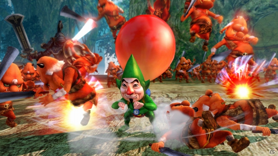 Wii U「ゼルダ無双」DLC第3弾「ムジュラの仮面パック」が1月29日より配信―鬼神の力を備えた「子供リンク」＆35才独身男性「チンクル」が登場の画像7