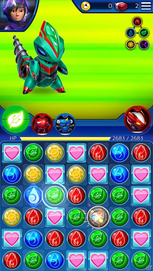 iOS/Android向けパズルRPG「ベイマックス: Bot Fight」を紹介！今週のおすすめスマホゲームアプリレビューの画像13