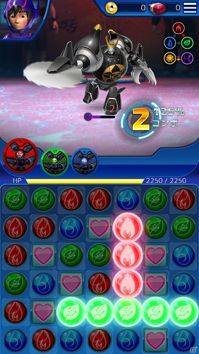 iOS/Android向けパズルRPG「ベイマックス: Bot Fight」を紹介！今週のおすすめスマホゲームアプリレビューの画像5