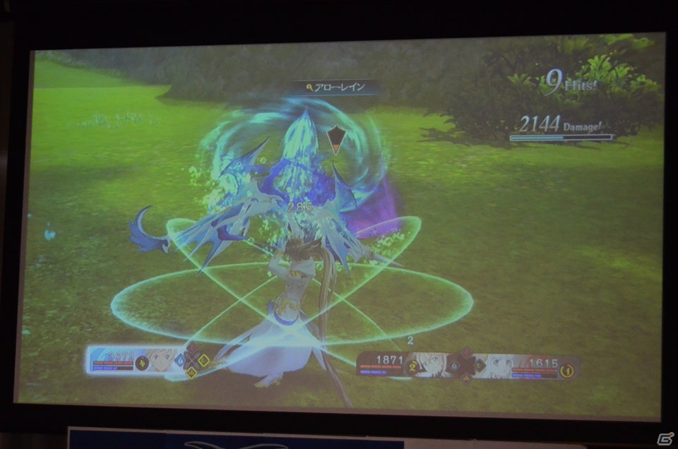 「テイルズ オブ ゼスティリア」ゲームの特徴や各キャラの秘奥義などを紹介した馬場プロデューサーによるトークショーをレポートの画像11