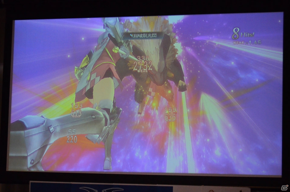 「テイルズ オブ ゼスティリア」ゲームの特徴や各キャラの秘奥義などを紹介した馬場プロデューサーによるトークショーをレポートの画像13